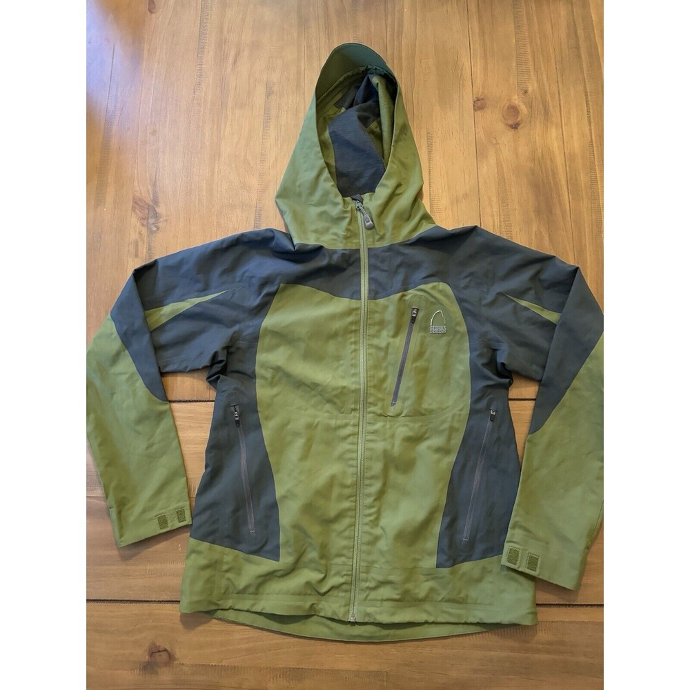 Sierra Designs Women’s  Medium Rain Wind Jacket Green